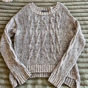 Vince Gray Cable Knit Sweater- Size S